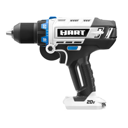HART 20-Volt Cordless 1/2-inch Hammer Drill Kit (1) 1.5Ah Lithium-Ion Battery