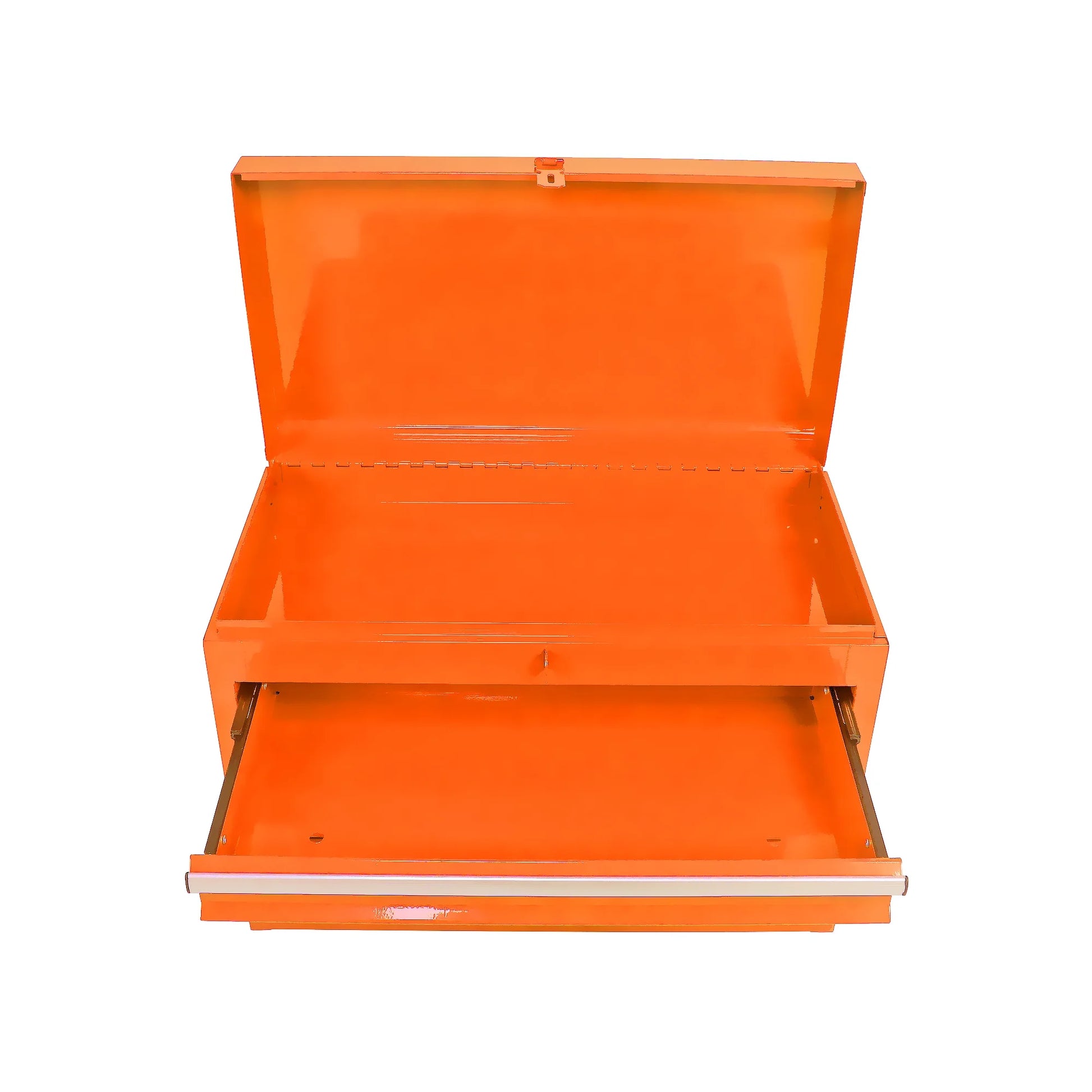 5-Drawer Rolling Tool Chest & Removable Tool Box with Locking System, Tool Box Organizer with 4 Wheels& Hooks, Large Capacity Garage Storage Cabinet for Warehouse and Repair Shop, Orange