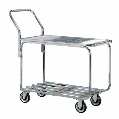 Hubert Stock Cart Plated Steel Wire - 36" L x 18 1/2"W x 40 1/2"H