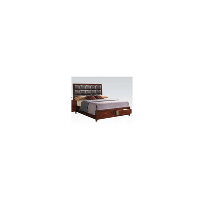 BenJara Well designed Luxurious Queen Size Bed With Storage, Brown