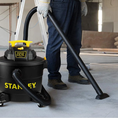 Stanley 10 Gallon 4HP Portable Poly Wet/Dry Vacuum SL18191P