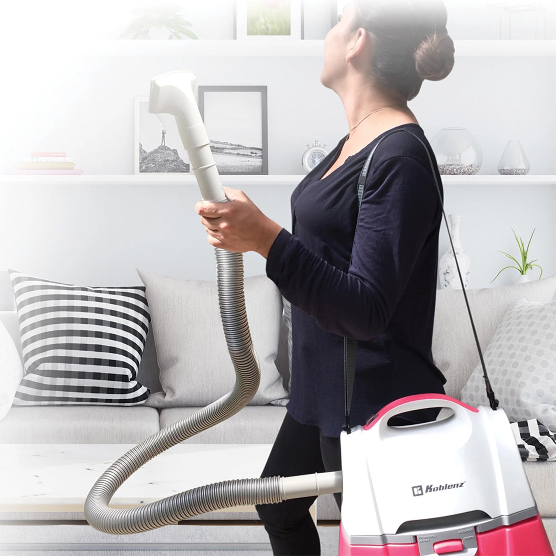 KOBLENZ DESIGNER SERIES Wet-Dry-Blow Vacuum 5 Gallon, 2 Peak HP 3-in-1 Vac (PV-525KG5)