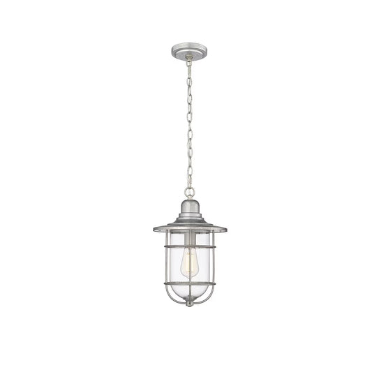 Millennium Lighting 1 Light Outdoor Hanging Lantern in Galvanized