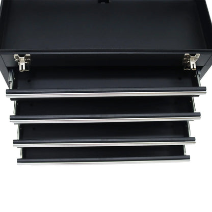 TECHTONGDA 4 Drawer Tool Box Portable Hardware Household Multi-Functional Toolbox with Lock