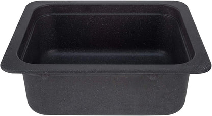 RecPro RV Kitchen or Bathroom Bar Sink | 15" X 13" | White or Black Granite | Single Plumbing Hole | Made in USA (Black Granite)
