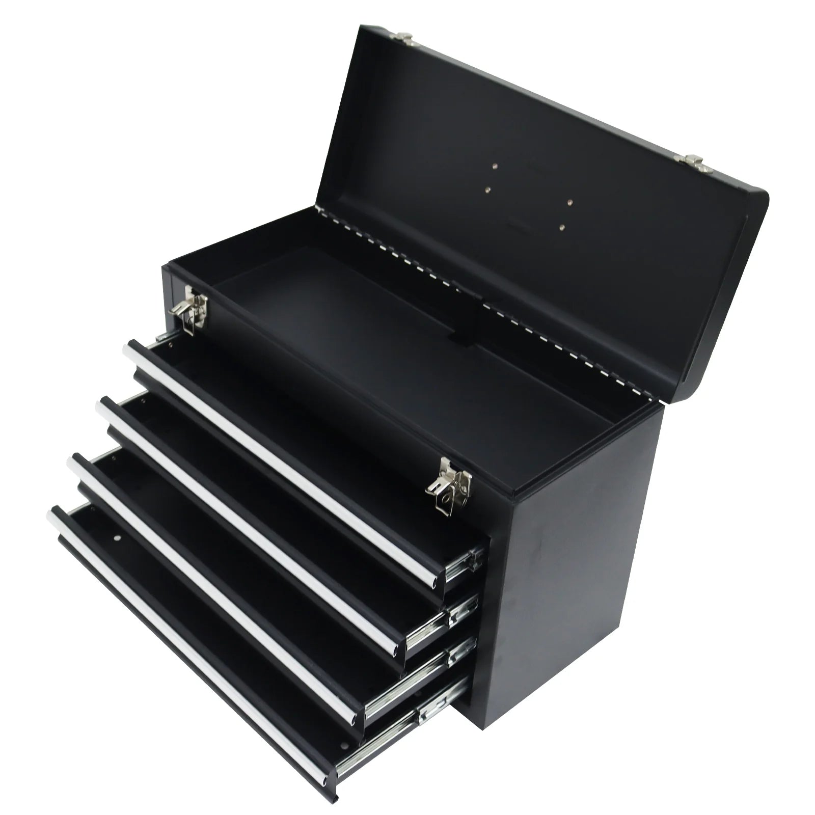 TECHTONGDA 4 Drawer Tool Box Portable Hardware Household Multi-Functional Toolbox with Lock