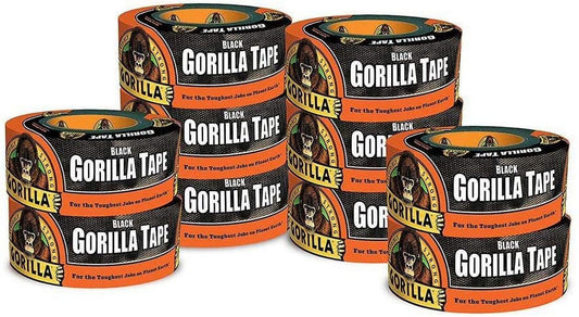 Gorilla 1.88 in. x 12 yd. Black Tape 10-Pack