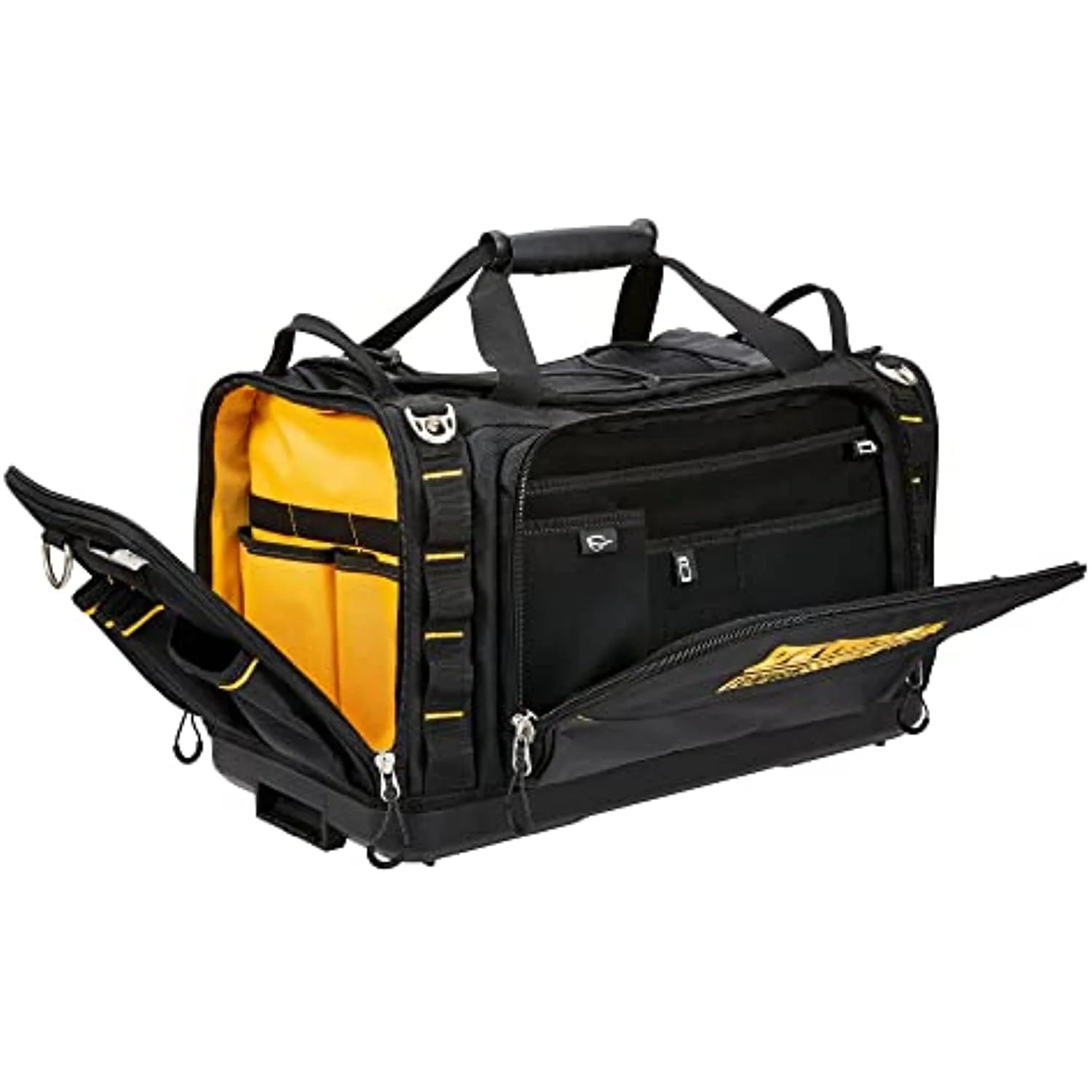 DeWalt ToughSystem 2.0 15 in. W X 13.13 in. H Ballistic Nylon Tool Bag 50 pocket Black/Yellow 1 pc
