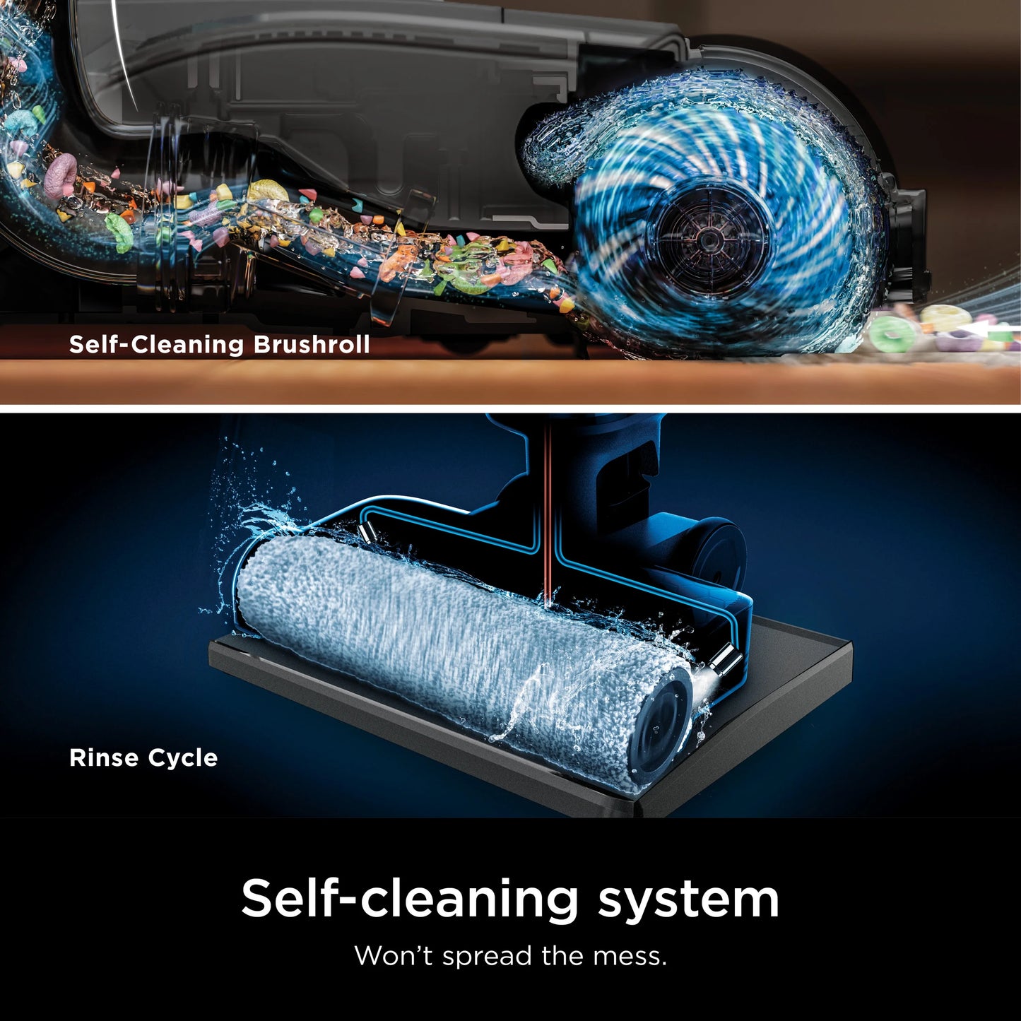 Shark HydroVac MessMaster 3-in-1 Vacuum Cordless Mop w/Self-Cleaning, Stain Boost 12oz Formula, WD260