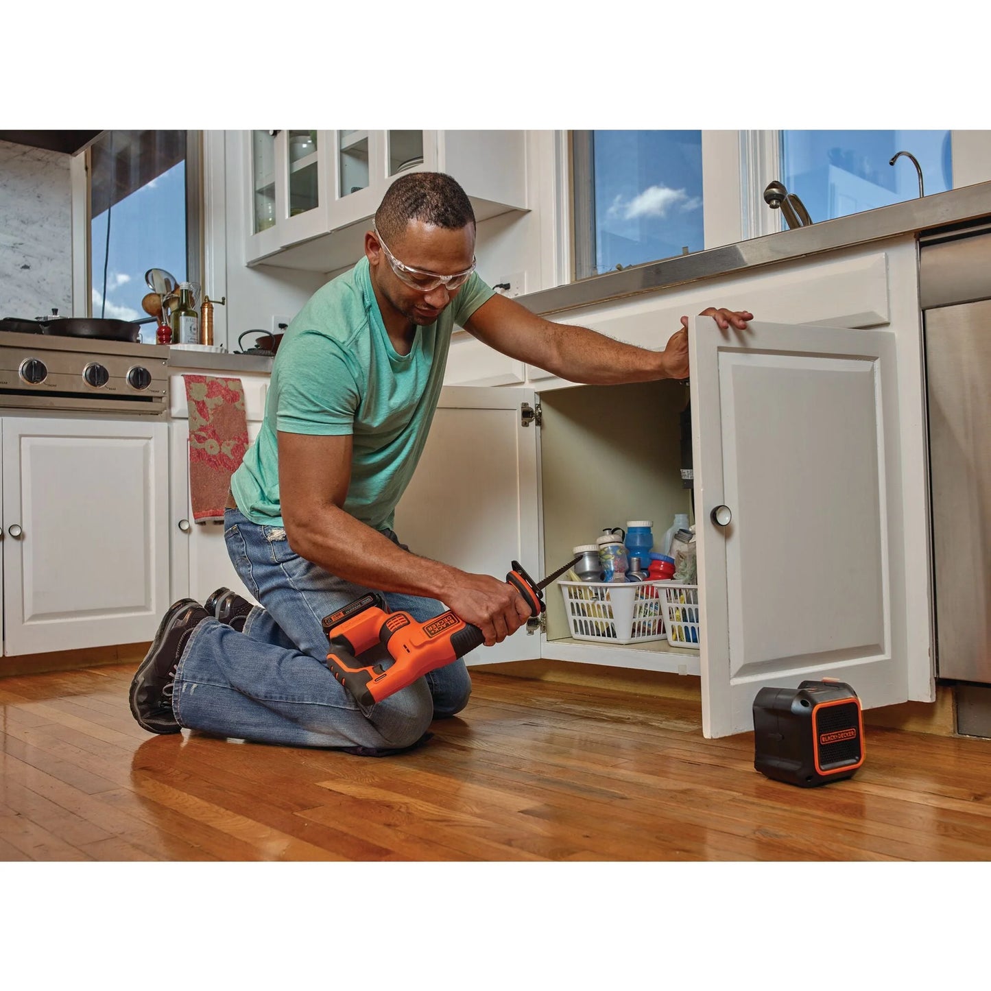 BLACK+DECKER 20V Cordless Reciprocating Saw, 1.5Ah, Battery and Charger Included