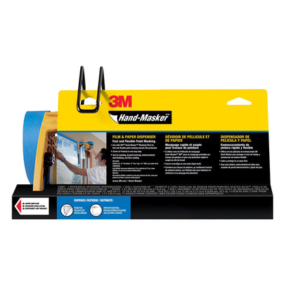 3M Hand-Masker Masking Film & Tape, Job Prep, Paint Supply, M3000-PAK-SC, 1 Kit
