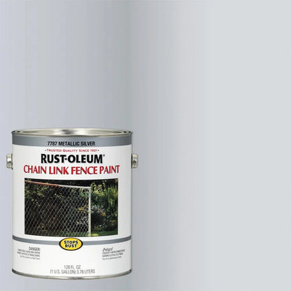 Rust-Oleum Rust-Oleum 7787-402 Metal Saver Paint 1 Gallon, Metallic Silver