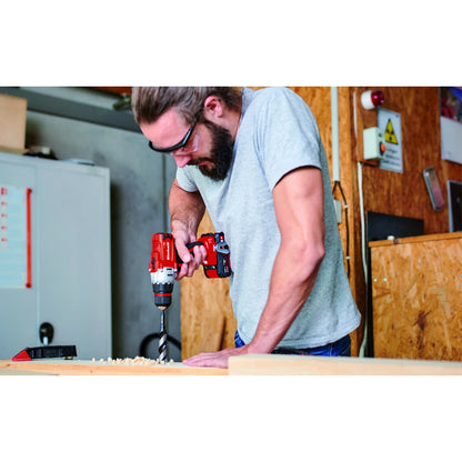 Einhell TE-CD 18/2 Li 18-Volt Power X-Change Cordless Drill Workshop Power Tool Kit, 3/8-Inch, W/1.5-Ah Battery