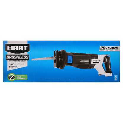 HART 20-Volt Battery-Powered Brushless Reciprocating Saw (Battery Not Included)