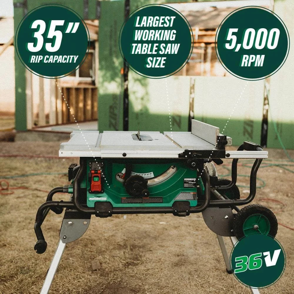 Metabo Hpt 36V Multivolt Table Saw 10" Brushless (Tool Body Only)