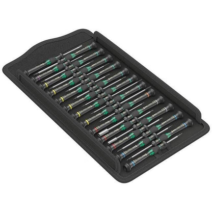 Wera 134000 Kraftform Micro Big Pack 1 Precision Screwdriver Set, 25 Pieces