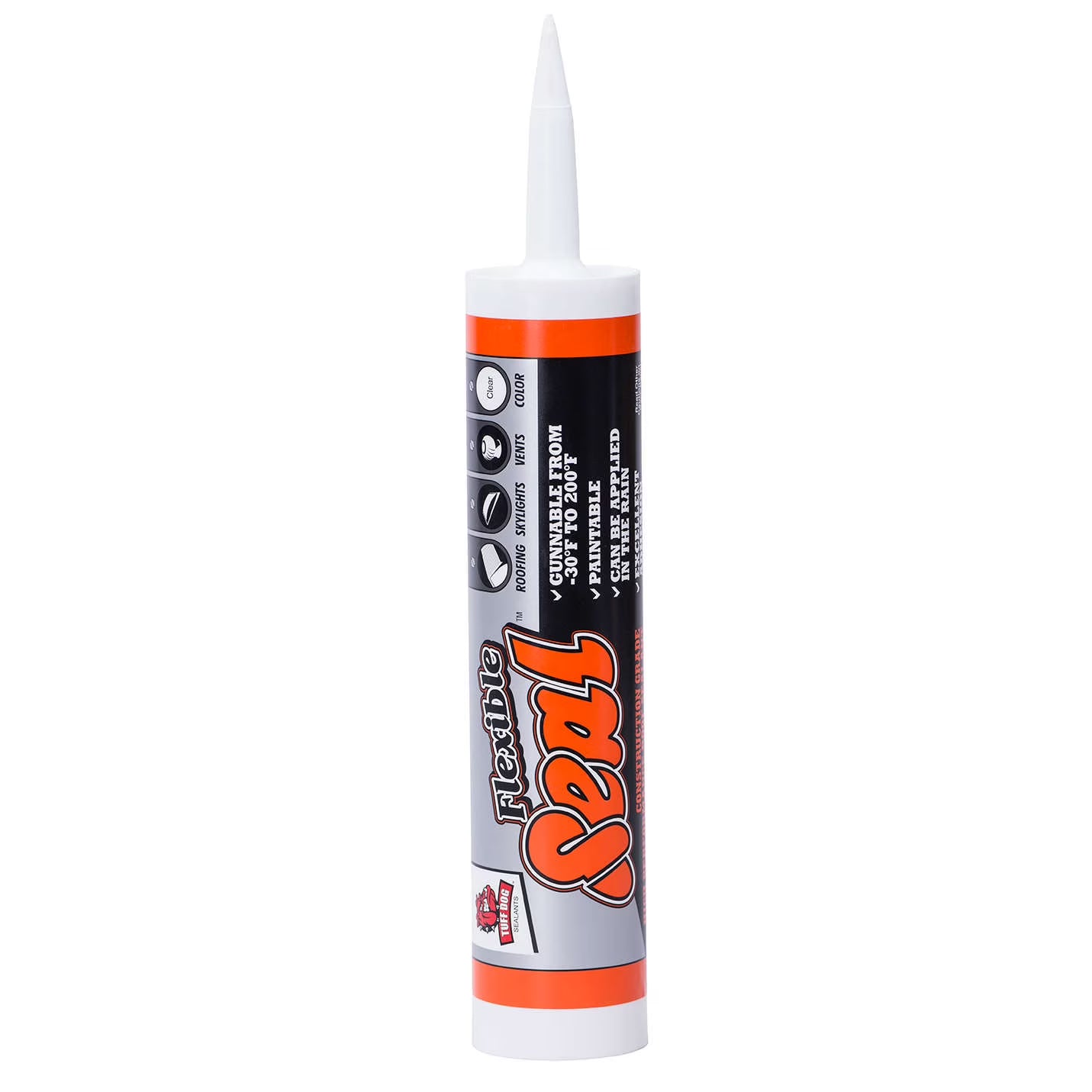 Flexible Seal Roofing Sealant - 10.6oz. (Carton of 12 Tubes)