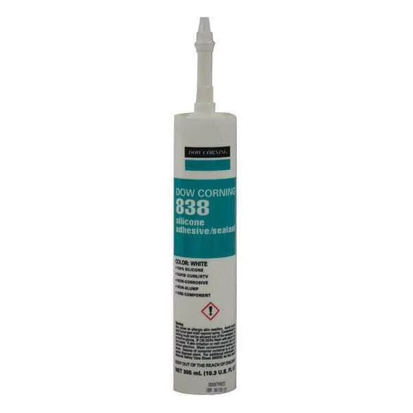Dowsil Silicone Adhesive Sealant,White,838 2227819