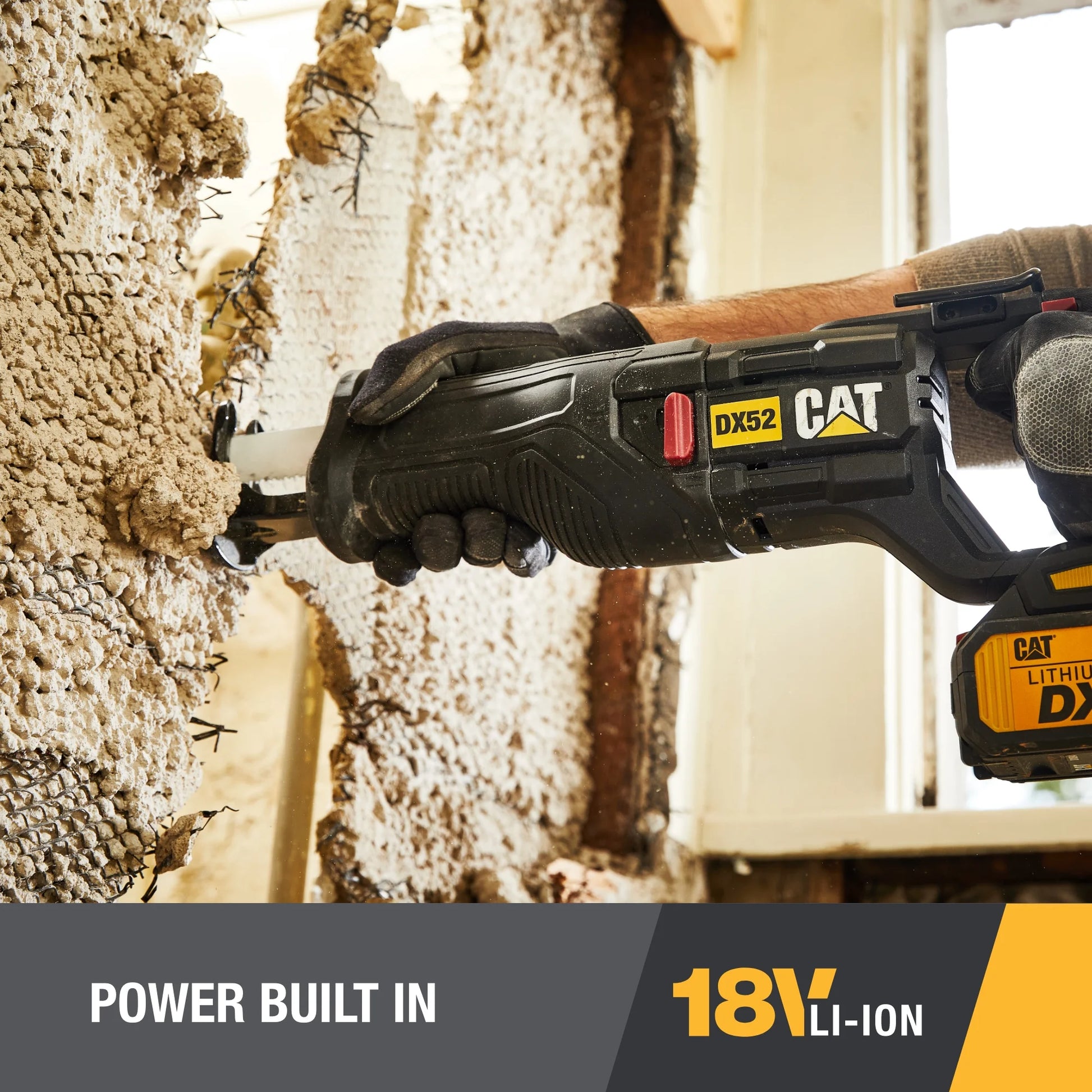 Caterpillar Cat DX52 18V Cordless Brushless Reciprocating Saw with 3000 SPM Variable Speed