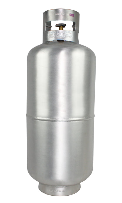Flame King 40LB Aluminum Propane Tank with Premium OPD Valve, Corrosion-Resistant and Rust-Free