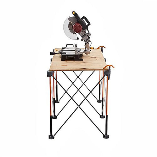 CK6S 30 in. x 24 in. x 48 in. Steel Centipede Work Support Sawhorse with Accessories