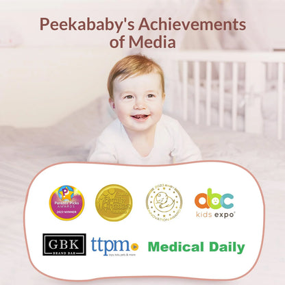 Baby Monitor with Camera and Audio, Netvue Peekababy 1080P HD 5" Video Monitors Security Cameras
