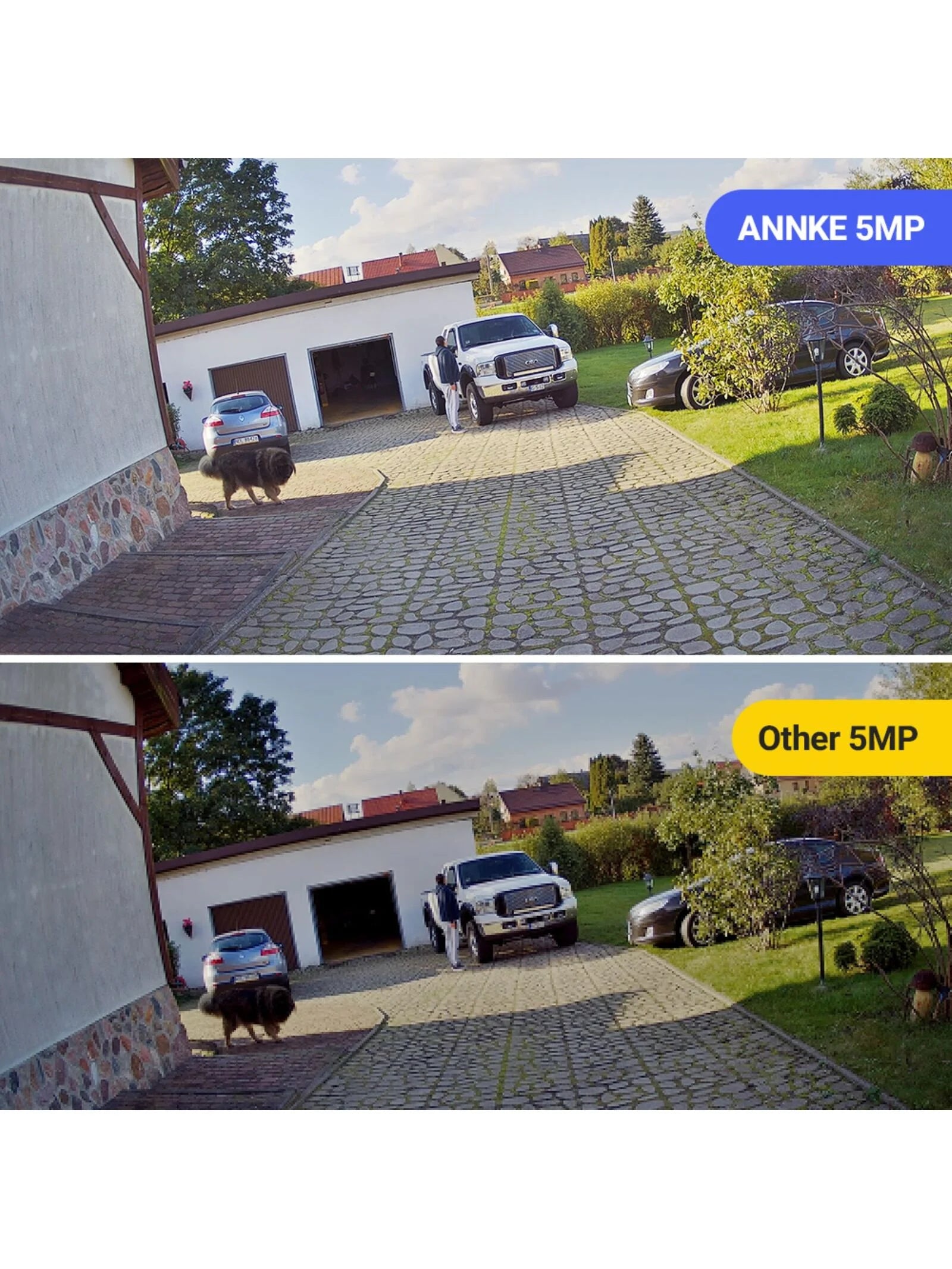 ANNKE PoE Security Camera 4K 8 Channel H.265+ NVR 5MP IP Turret Cameras with AI Vehicle Detection