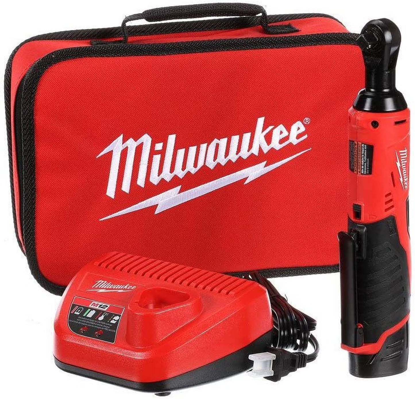 Milwaukee 3/8-in Cordless M12 Lithium-Ion Ratchet Kit (Ratchet Kit w/Tool Bag)