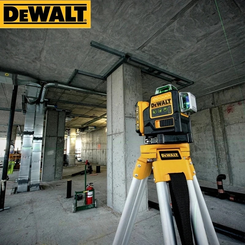 DeWalt DW089LG 12V Max Laser Level, 3-Way 360 Green Degrees Professional Architectural Laser, Rotary and Linear Laser Levelsfor Laser for Home Renovation Layout or Architectural Design