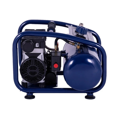 Stealth Ultra Quiet 3 Gallon 150 PSI Portable Electric Oil-Free Air Compressor, Professional Series
