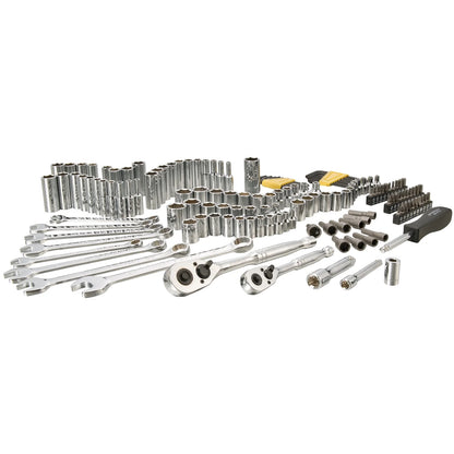 STANLEY STMT71653 145-Piece Mechanics Tool Set, Chrome