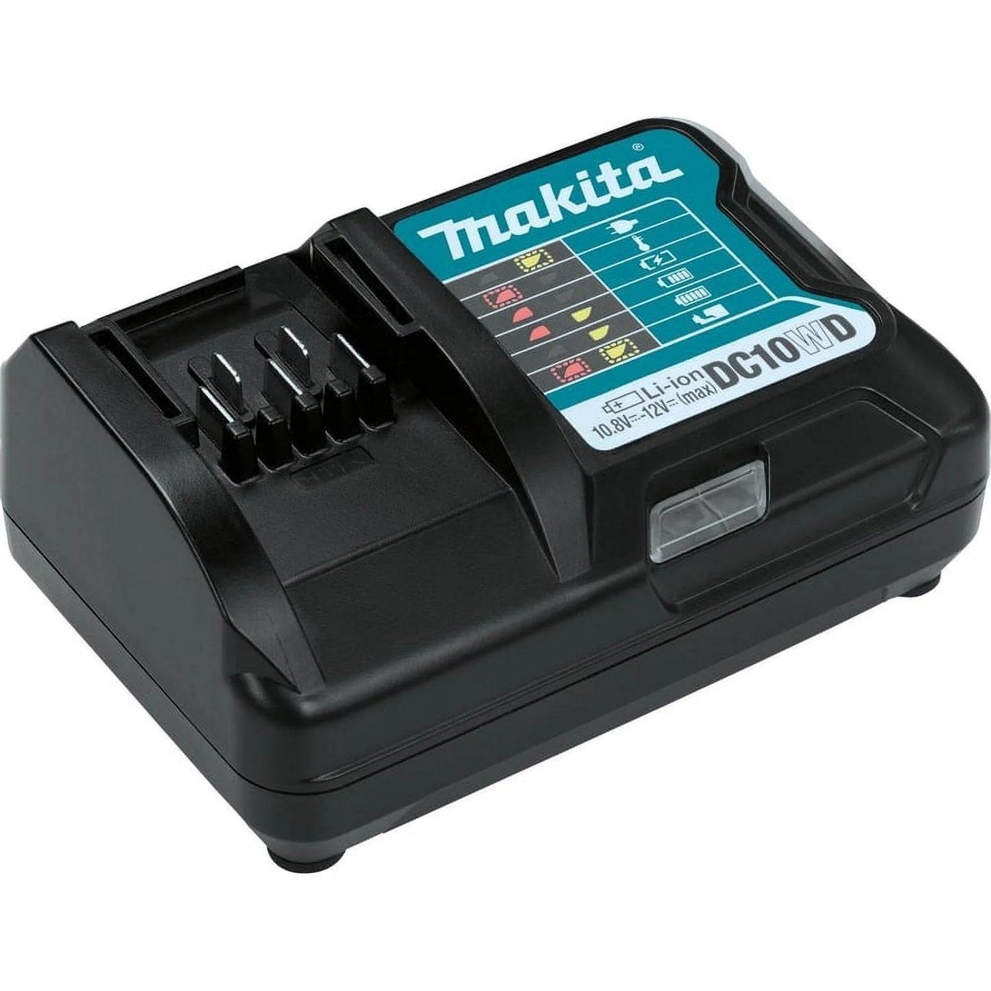 Makita DC10WD 350 Watts, 12V, CXT Lithium-Ion Cordless 3/8 Drill Driver 250 lbs, 1700 RPM