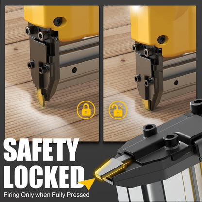 Cordless Brad Nailer Compatible with Dewalt 20V Battery: Brushless Electric Nail Gun with 1000 Nials - 2 Mode 18 Gauge Nail Gun,5/8 to 1-1/4 Inch for Upholstery Woodworking Carpentry(Tool Only)