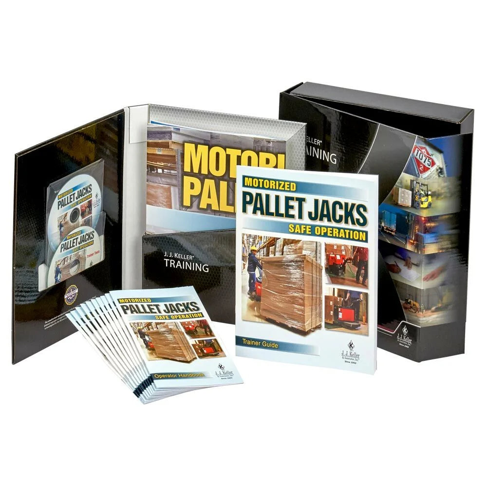 Motorized Pallet Jacks: Safe Operation English DVD Training Video - J. J. Keller & Associates - Training regarding The Safe Operation & Dangers of Walkies & walkie-Rider Motorized Pallet Jack Trucks
