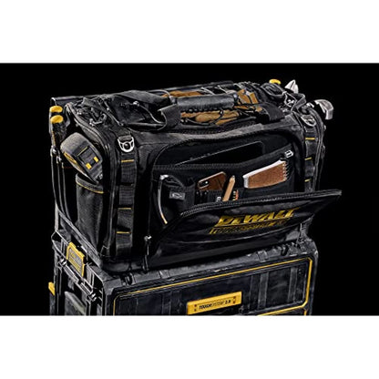 DeWalt ToughSystem 2.0 15 in. W X 13.13 in. H Ballistic Nylon Tool Bag 50 pocket Black/Yellow 1 pc