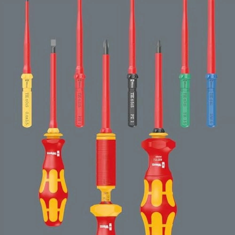Wera 006616 Kraftform Kompakt VDE 18 Imperial 1 Tool Finder Set, 18 pieces