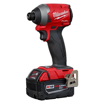 Milwaukee M18 Fuel 1/4" 18V Hex Impact Driver Kit 2853-22 with (2) 5Ah Batteries, Charger, & Carrying Case