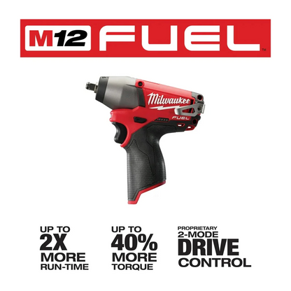 Milwaukee 2454-20 M12 FUEL 3/8" Impact Wrench - Tool Only