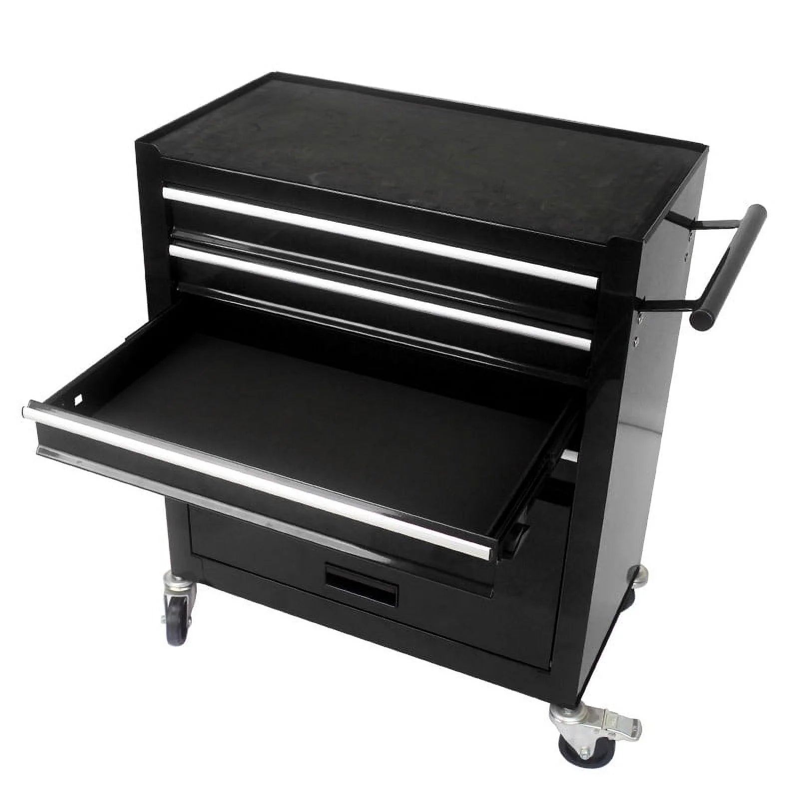 Yesfshion Mechanics Rolling Tool Storage Cabinet 4 Drawer Tool Chest Cart with Wheels for Repair Projects Workshop Home