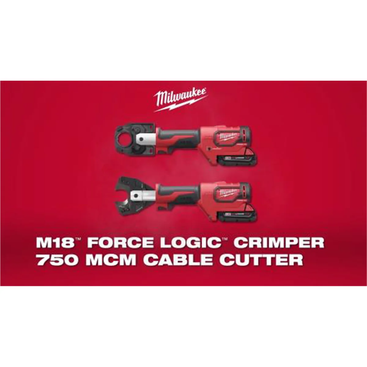 Milwaukee Tool M18 FORCE LOGIC 600 MCM Crimper