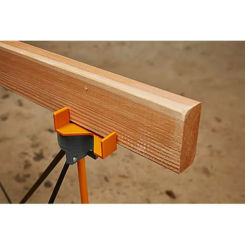 CK6S 30 in. x 24 in. x 48 in. Steel Centipede Work Support Sawhorse with Accessories