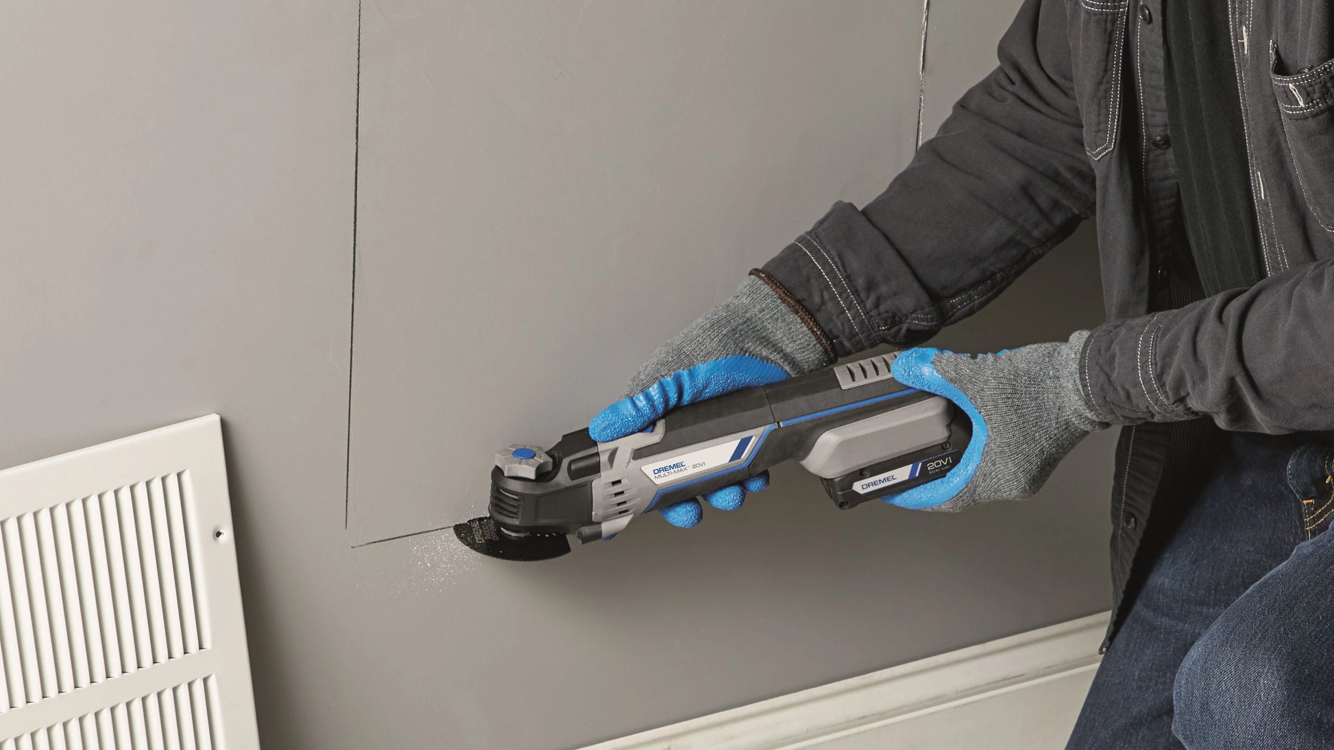 Dremel MM20V-01 Multi-Max - Quick Lock Cordless Oscillating Multi-Tool Kit (One Battery)
