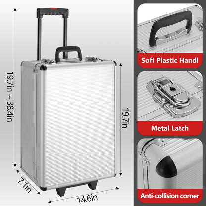 TLGREEN 799pcs Mechanic Tool Set with Trolley Case, Complete Household Tool Kit for Home, Automotive, Garage & Dorm