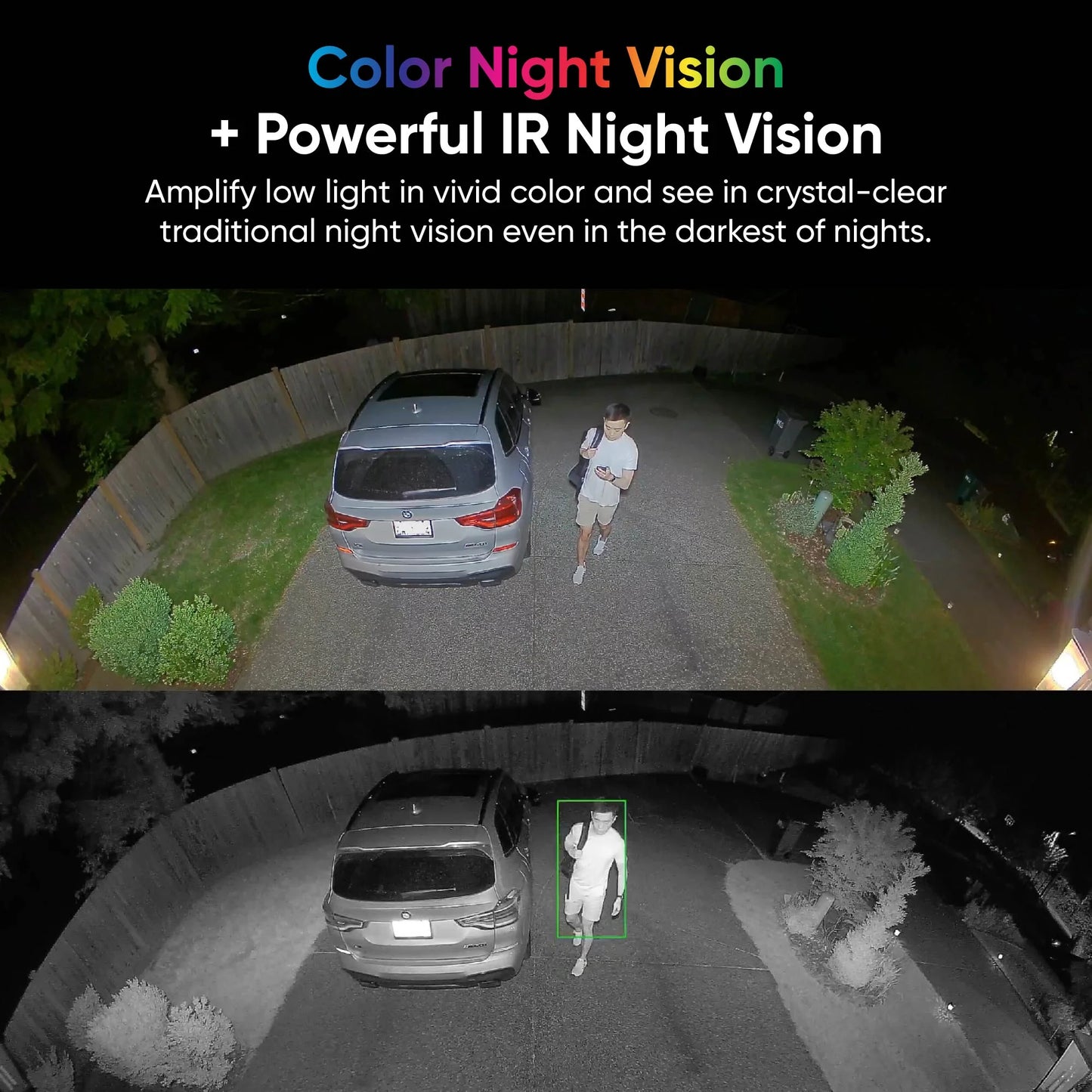Wyze - Floodlight Camera Pro, 3000 Lumen LEDs, 180 in. Wide View, 2k HD Outdoor Wi-Fi Floodlight Home Security Camera - Black