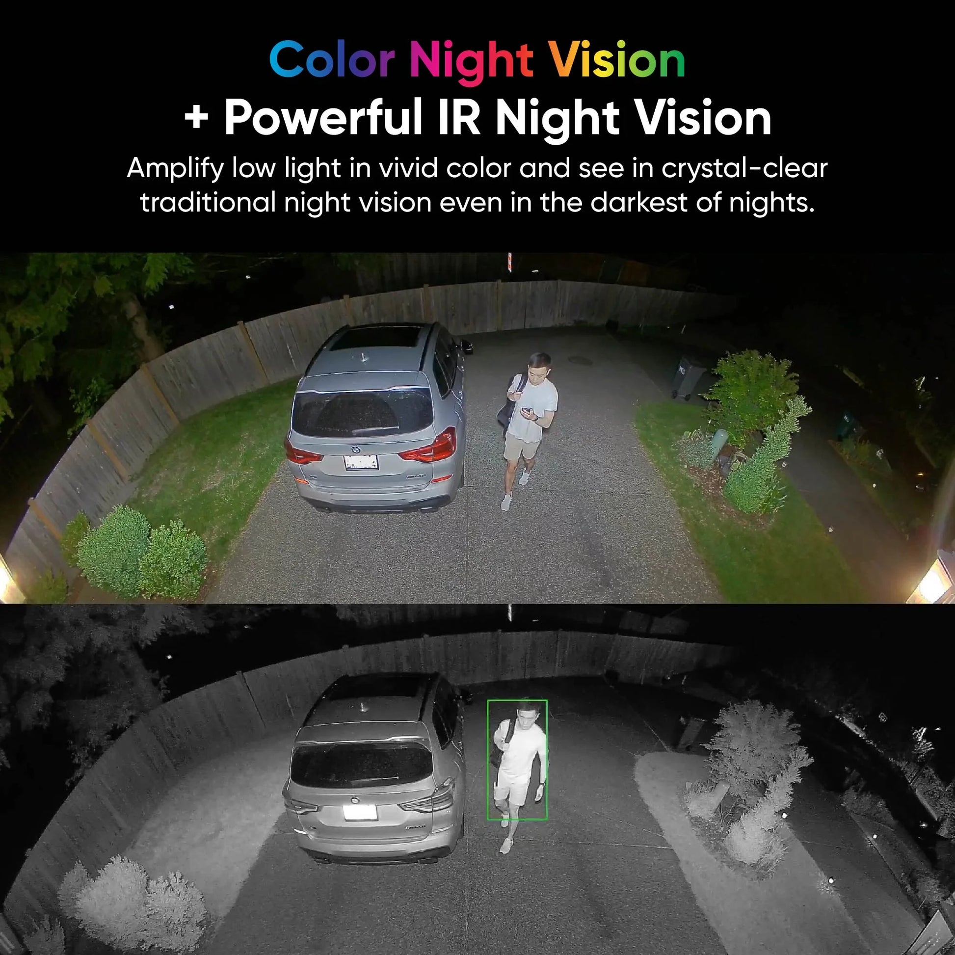 Wyze - Floodlight Camera Pro, 3000 Lumen LEDs, 180 in. Wide View, 2k HD Outdoor Wi-Fi Floodlight Home Security Camera - Black