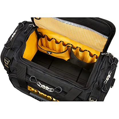 DeWalt ToughSystem 2.0 15 in. W X 13.13 in. H Ballistic Nylon Tool Bag 50 pocket Black/Yellow 1 pc