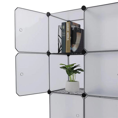 16-Cubes Storage Case Shelf Shelving Bookcase Bookshelf Organizing Closet Toy Organizer Cabinet