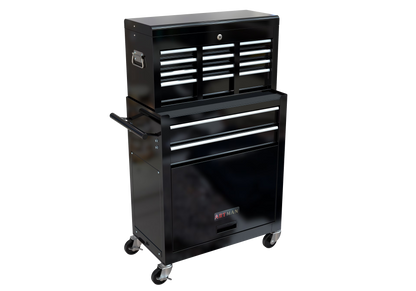 High Capacity Rolling Tool Chest with Wheels and Drawers, 8-Drawer Tool Storage Cabinet