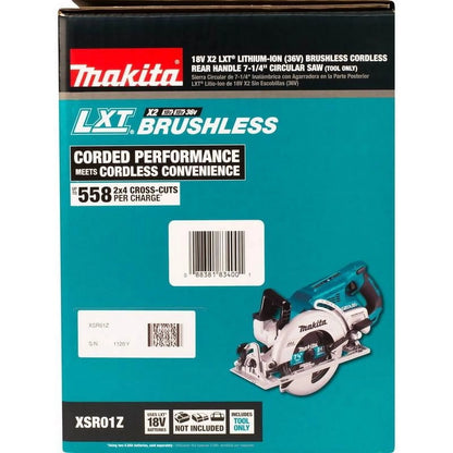 Open Box Makita 18V 7-1/4 in. Cordless Brushless Circular Saw Tool Only