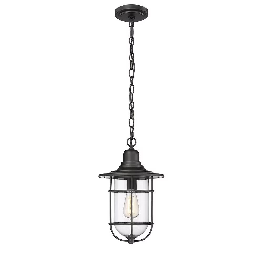Millennium Lighting 1 Light Outdoor Hanging Lantern in Galvanized